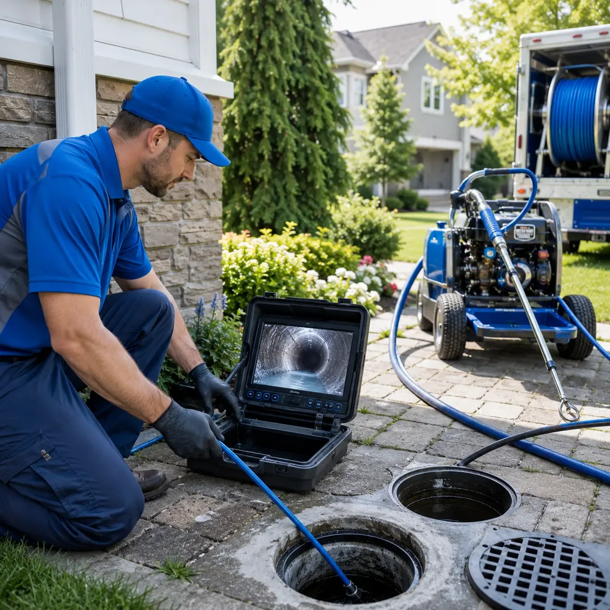Outdoor drain cleaning professionals serving Bentley, LA